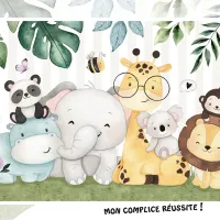 Puzzle Cadre - Animaux Tout Doux