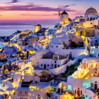 Coucher de Soleil sur Santorin