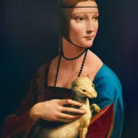 Leonard De Vinci - La Dame à l'Ermine, 1489