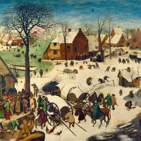 Pieter Bruegel the Elder - The Census at Bethlehem, 1566