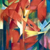 Franz Marc - The Foxes, 1913