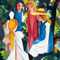 August Macke - Four Girls, 1913