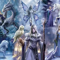 Anne Stokes - Winter Fantasy