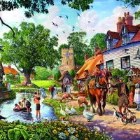 A Village in Summer