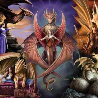 Anne Stokes - Dragon Fellowship