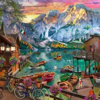 Lago Di Braies, Italie