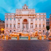 La Fontaine de Trevi, Rome - Italie