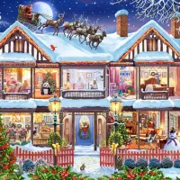 Maison à Noël