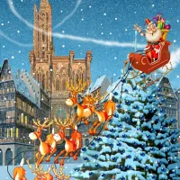 François Ruyer - Cathédrale de Strasbourg à Noël
