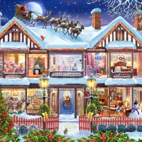 Maison à Noël