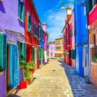 Maisons Colorées - Burano