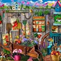Outils de Jardin sur la Clotûre