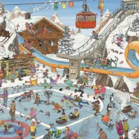 JAN VAN HAASTEREN - JEUX D'HIVER (1000 PIECES)