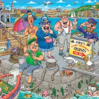 Wasgij Original 47 - Le Radeau à la Dérive !