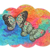 Puzzle en Bois - Balade en Féérie