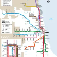 Chicago Transit Map Mini