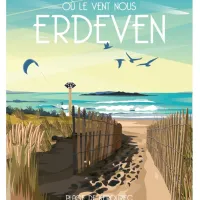 Où le vent nous ERDEVEN - PLAGE DE KEROURIEC