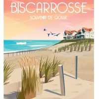 BISCAROSSE Souvenir de Gosse
