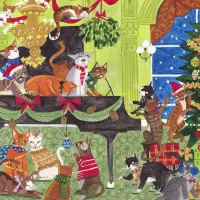 Chats sur le Piano