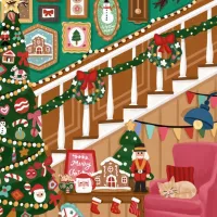 Escalier de Noël
