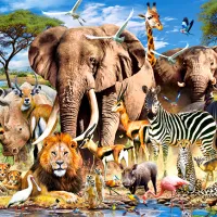 Animaux de la Savanne