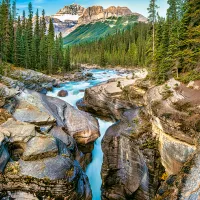 Mistaya Canyon, Banff National Park, Canada