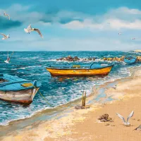 Art Collection - Matin au Bord de la Mer
