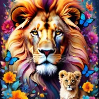 Lions - Maternal Love Collection