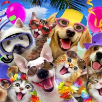 Selfie Beach Party