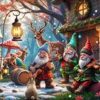 Noël Enchanté dans les Bois