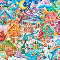 Colorful Cookietown Night