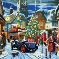 Rues à Noël