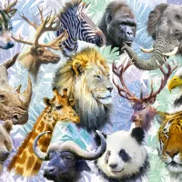 Têtes d'Animaux