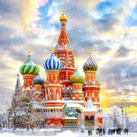 Cathedrale Saint Basile, Moscou