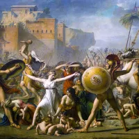 David Jacques-Louis - The Intervention of the Sabine Women