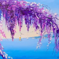 Wisteria by the Sea