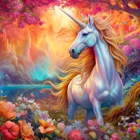 Jolie Licorne Enchantée
