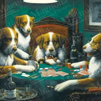 Dogs Playing Poker