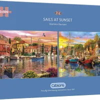 2 Puzzles - Sails at Sunset