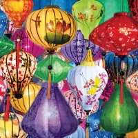 Lanternes Asiatiques