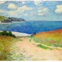 Claude Monet - Chemin dans les Bles a Pourville