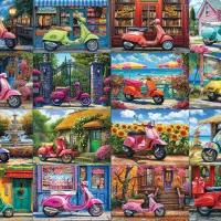16 Scooters by Chris Bigelow