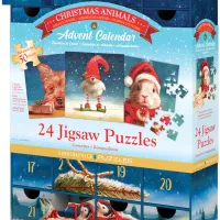 Calendrier de l'Avent - Christmas Animals - 24 Puzzles