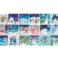 Calendrier de l'Avent - Village de Noel - 24 Puzzles