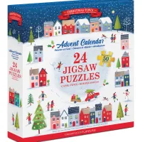 Calendrier de l'Avent - Ville de Noël - 24 Puzzles