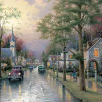 Thomas Kinkade : Le réveil du village