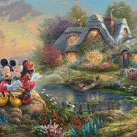 Thomas Kinkade, Disney-Sweethearts Mickey & Minnie