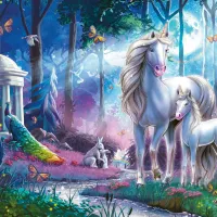 La Licorne et son Poulain