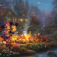 Disney - Mickey & Minnie Petite Douceur Au Feu de camp - Eco-Friendly