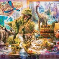 Pièces XXL - Dinosaures dans la Chambre
